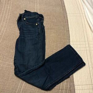 Madewell Mid rise stove pipe Jean